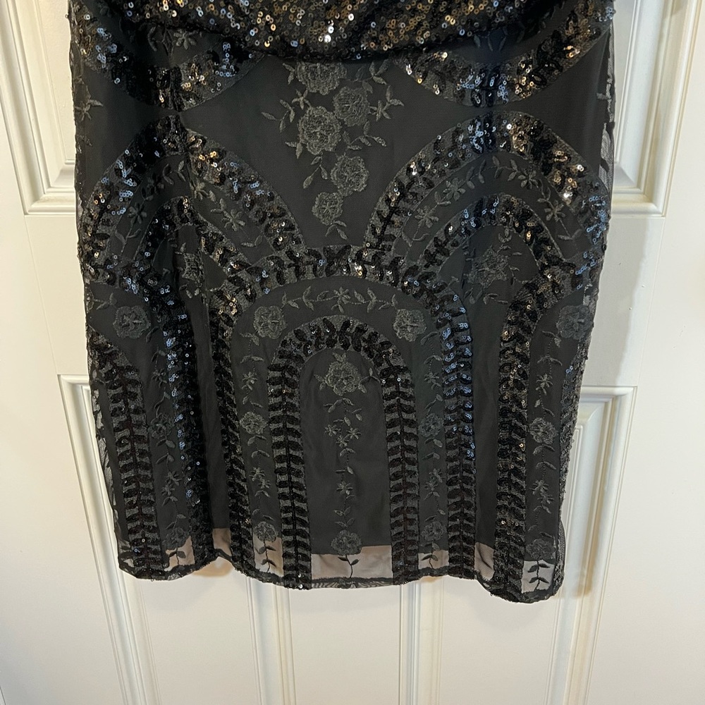 R&M RICHARDS Sequined Lace dress 16W NWT - Picture 3 of 15